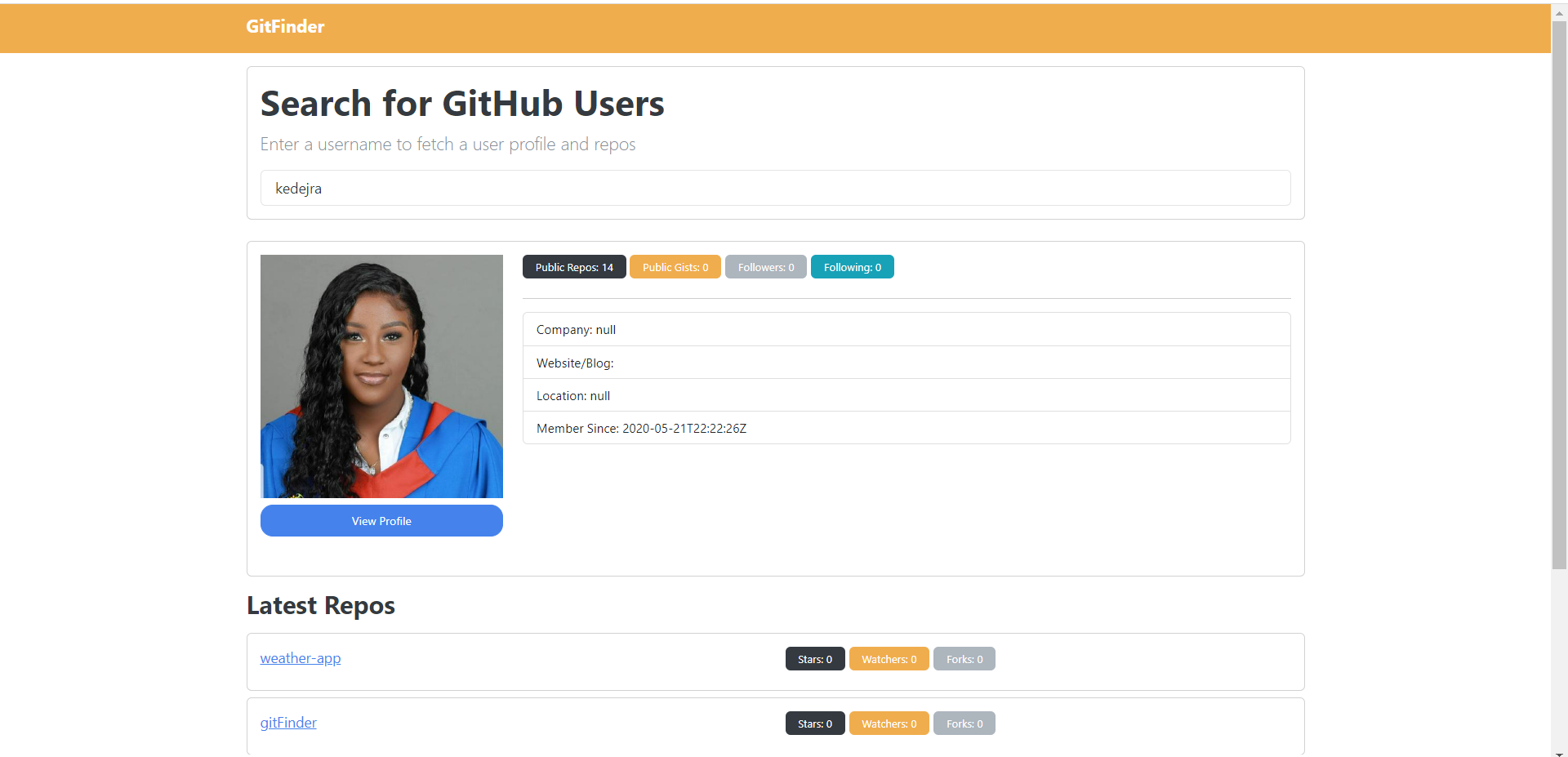 GitFinder